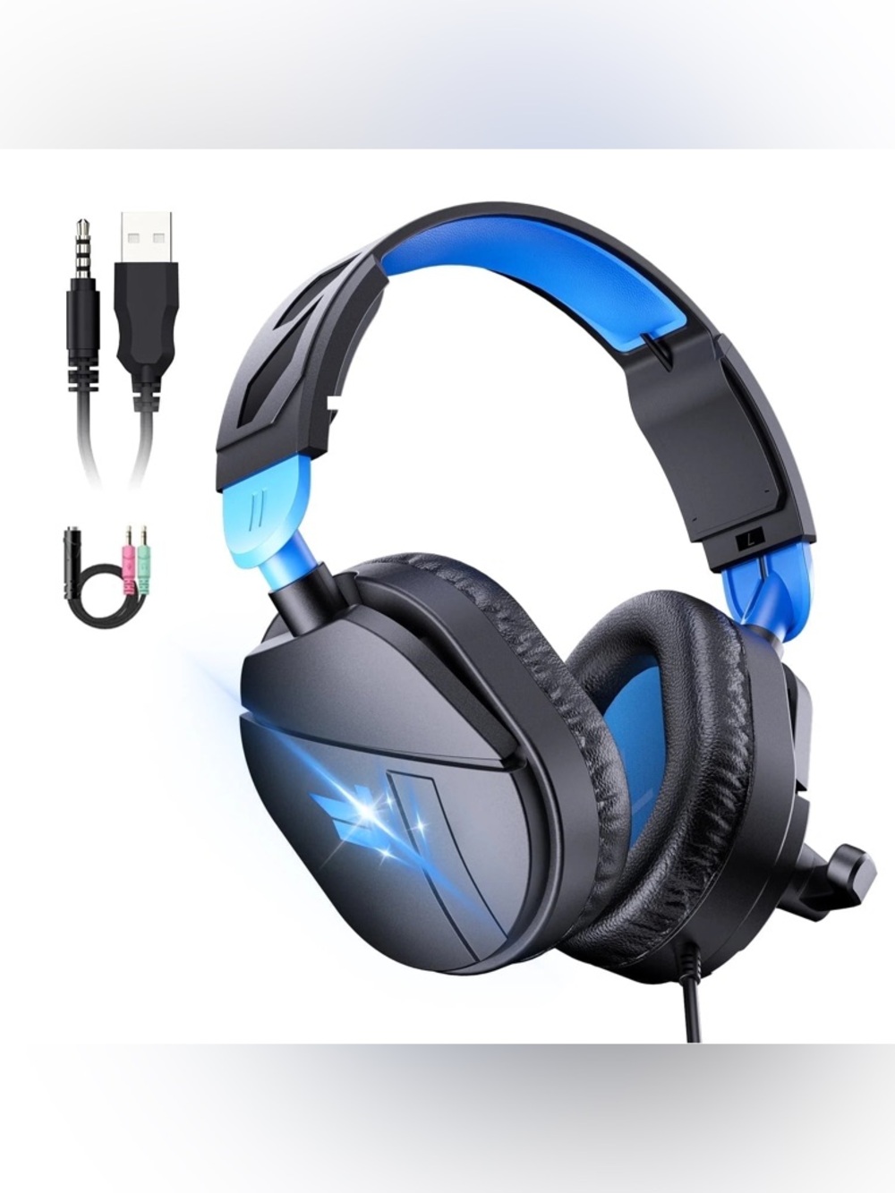 Gaming Headset with Noise Cancelling Microphone High Quality Stereo Sound - New